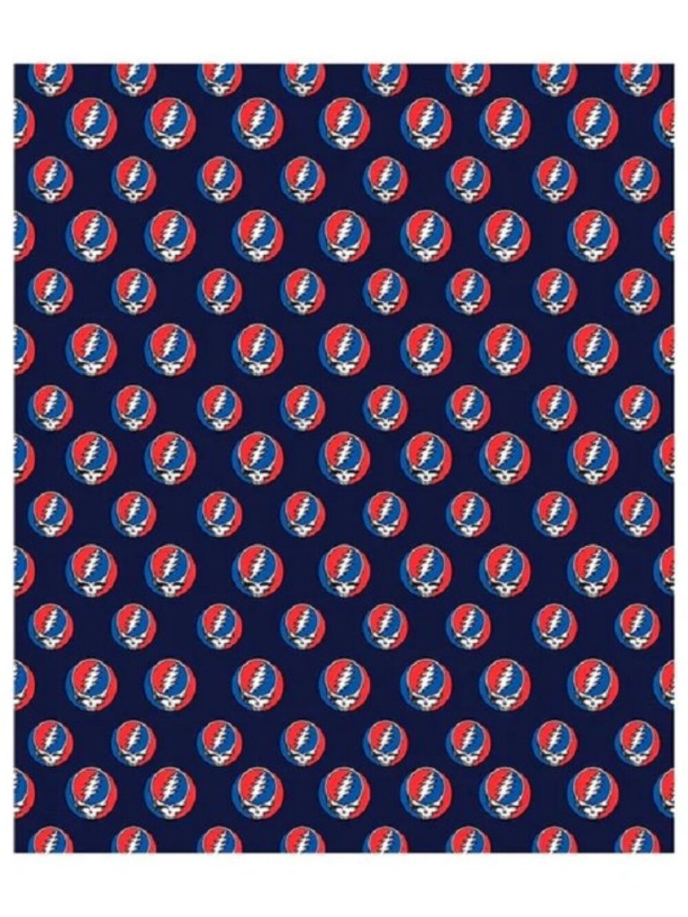Steal Your Face Skull Plush Throw Gift Blanket Fleece Grateful Dead Music Band